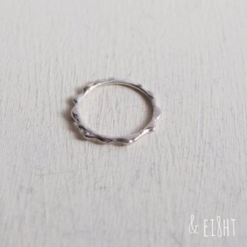 【再販】- Silver - Melting Ringの画像