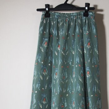 着物リメイク チューリップのフレアースカートの画像
