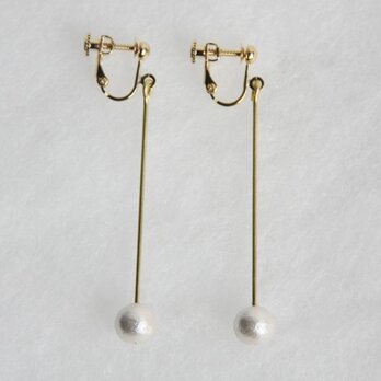 pearl earring [VE-003w]の画像