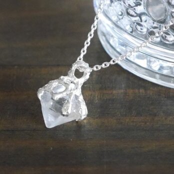 1点物★fluorite necklace(clear)の画像