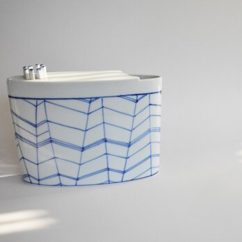 モダン花入　オーバルガンギ