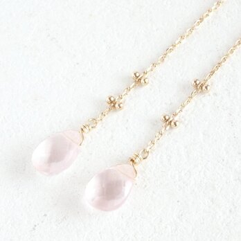 K10 dew drop ピアス PKの画像