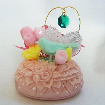 とりさんプチアレンジ。ソープカービング