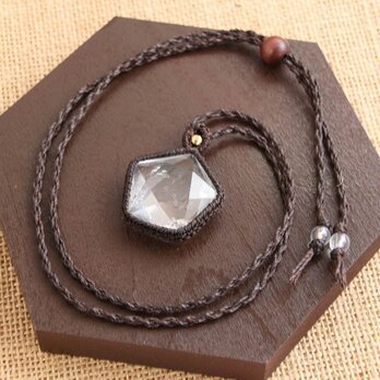 ■Semplice■　水晶 五芒星　ネックレス　（一点モノ）