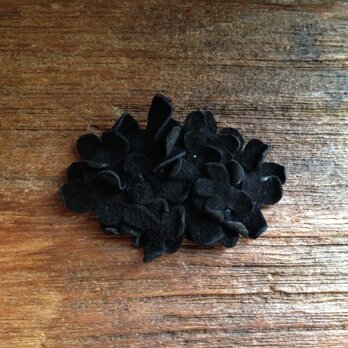 革花のスリーピン  タマゴサイズ  ブラックの画像