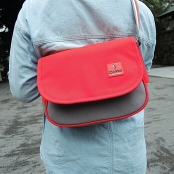 陽光シリーズ・可愛いキャンバスポーチ　レッド