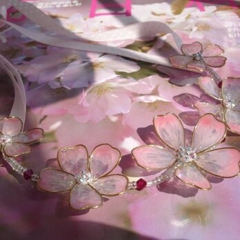 ＊桜のリボンネックレス＊の画像