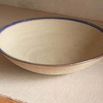 edge color dish (8寸・青)