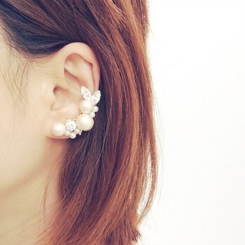 cotton pearl* earcuffの画像