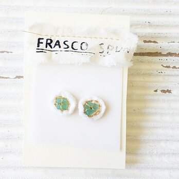 グリーンアベンチュリン/チタンピアス