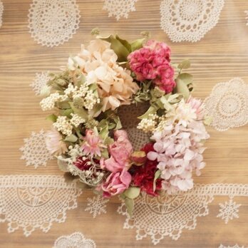 pink　pink　wreathの画像