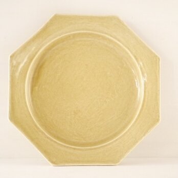 八角皿・黄