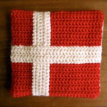 北欧国旗コースター　デンマークの画像