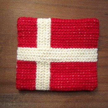 北欧国旗コースター　デンマーク