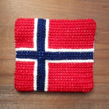 北欧国旗コースター　ノルウェー