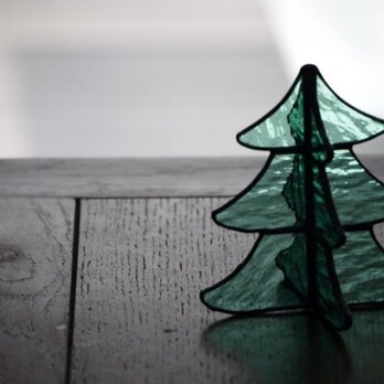 【再販】ステンドグラス　クリスマスツリー 2の画像