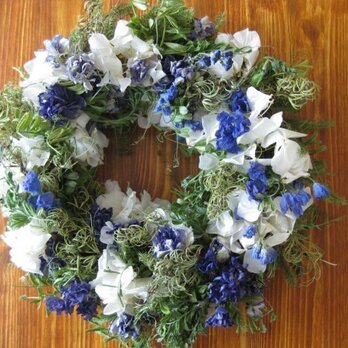 野原のwedding wreathの画像