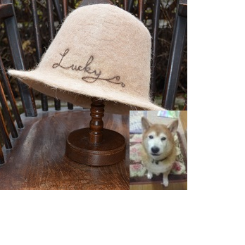 犬毛帽子フルオーダーの画像