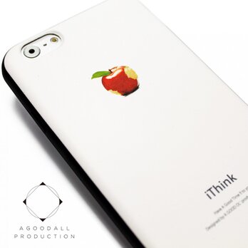 iphone6/iphone6sケース（4.7インチ用）軽量レザーケース（ホワイト×ブラック）apple　アップルの画像