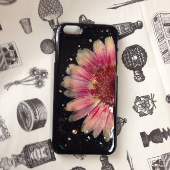 春新作008 iPhone6押し花の画像