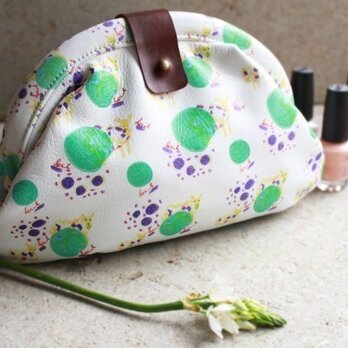 牛革アンコウポーチ 〜funny sheep〜