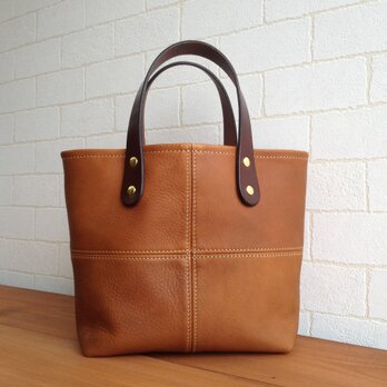 かわいいレザーのTinyBag　キャメル
