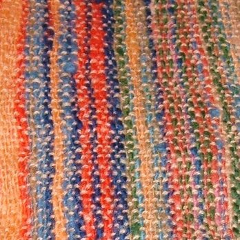 ホームスパン手織りマフラーの画像