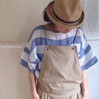 Cotton linen Salopette LADY'S