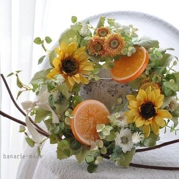 【sold】Vitamin　color　wreathの画像