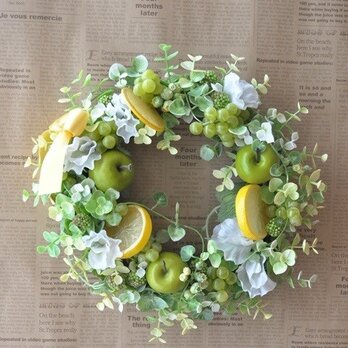 order lさま　Fresh fruits wreath:ａ・ｇ・ｌの画像
