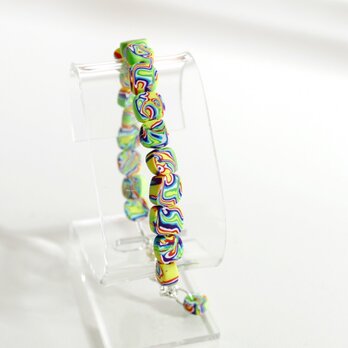 手作りビーズブレスレット　- サイケ -