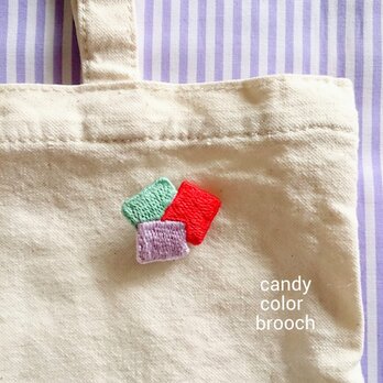 『candy color』ブローチの画像