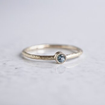 Aquamarine birthstone ring [R050K10AQ]