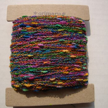 つぶつぶ虹色糸の画像