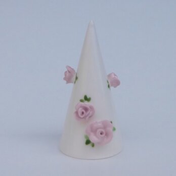 再販　リングスタンド・ミニ薔薇