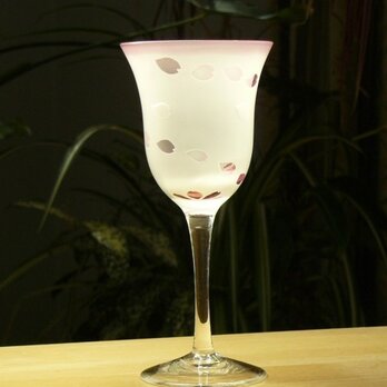 ワイングラス～花びら　B　（1個）の画像