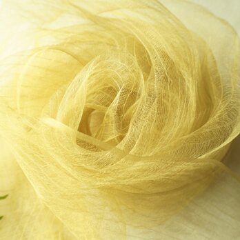 なつめ染めシルクオーガンジーストール（Ｃ）