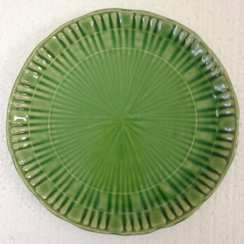 7寸皿-HANABI-緑の画像