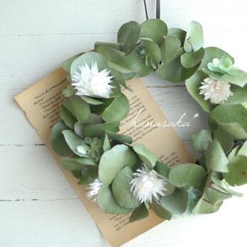 ナチュラルユーカリのリース*