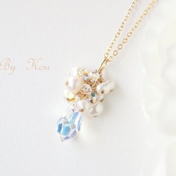 【14kgf】。＊・ pure white・＊*ネックレス。の画像