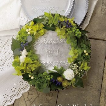 タルト型のグリーンリース