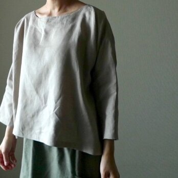 再販　リネンプルオーバー