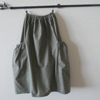 ギャザーポケットのスカートの画像