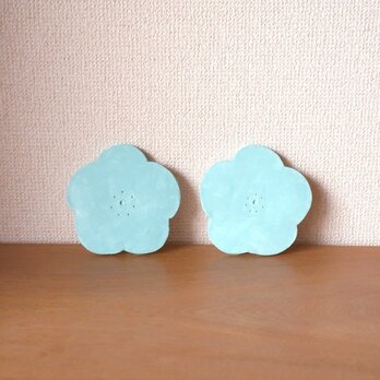 お花の壁飾り sky blue flower（b）の画像
