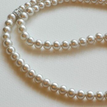 一粒ﾋﾞｼﾞｭｰとｺｯﾄﾝﾊﾟｰﾙのﾈｯｸﾚｽ（S）