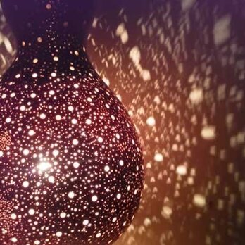 うっとりするような、ひょうたんランプ