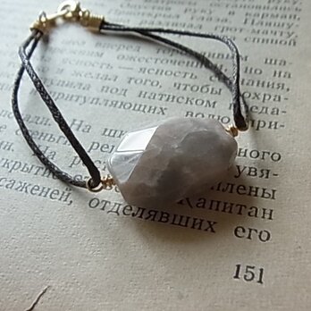 16KGP グレームーンストーンブレスレット