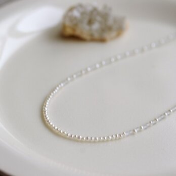 淡水パール 水晶ネックレス