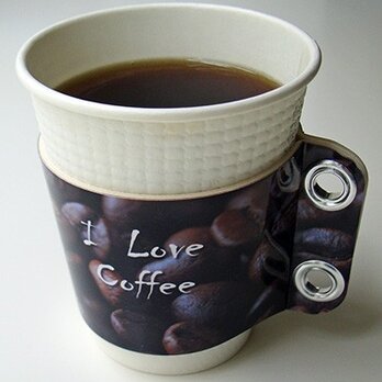 コーヒースリーブ♪I love coffeeの画像