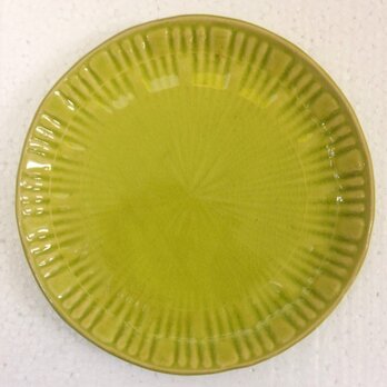 4寸皿-HANABI-黄の画像